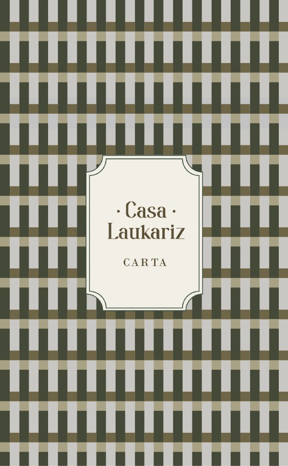 Portada de la carta de Casa Laukariz
